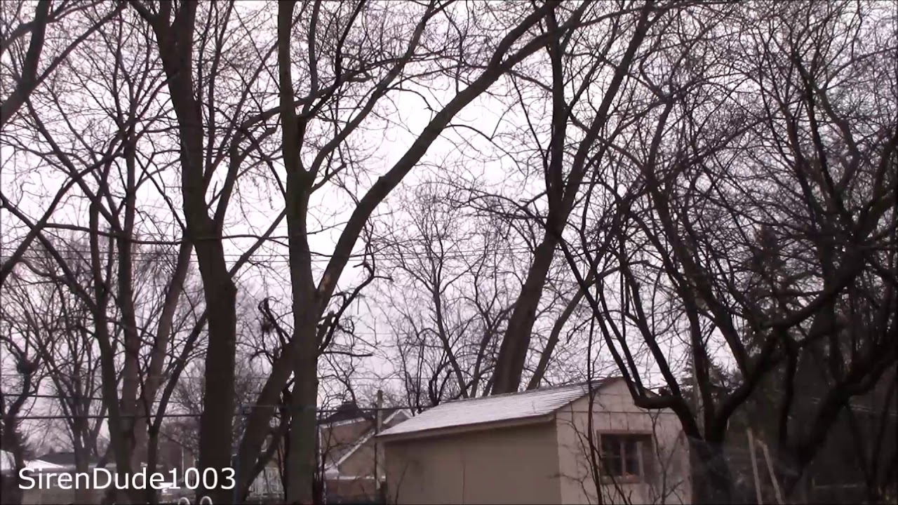 Illinois Statewide Tornado Drill 2018 Bensenville, IL Siren Ambiance