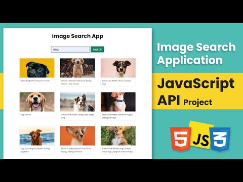JavaScript Project | Image Search App With JavaScript API