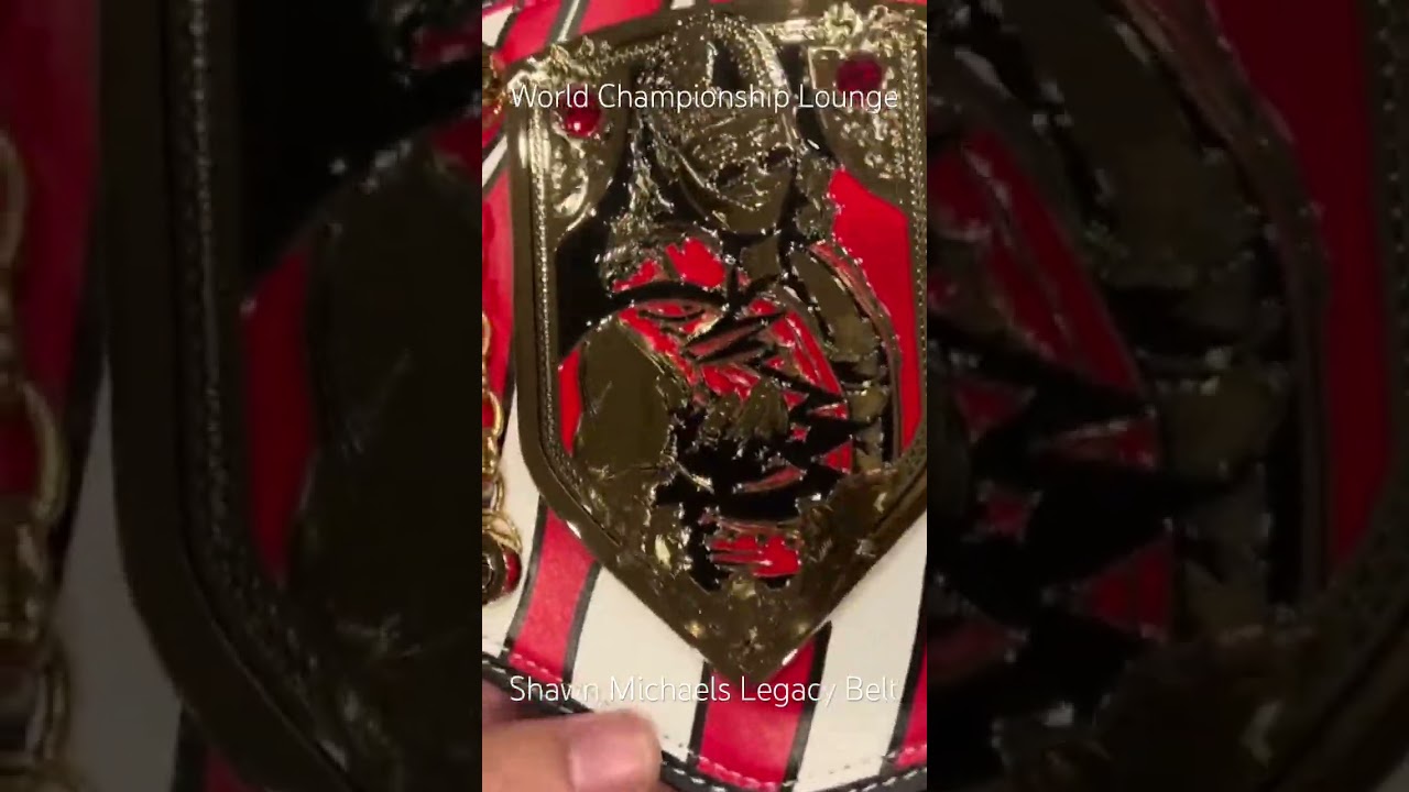 Shawn Michaels Legacy Championship Title Belt