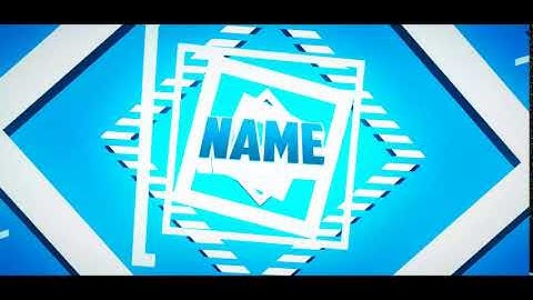 template - panzoid [sync] amazing blue 2D intro template. greescreen. free download/no software