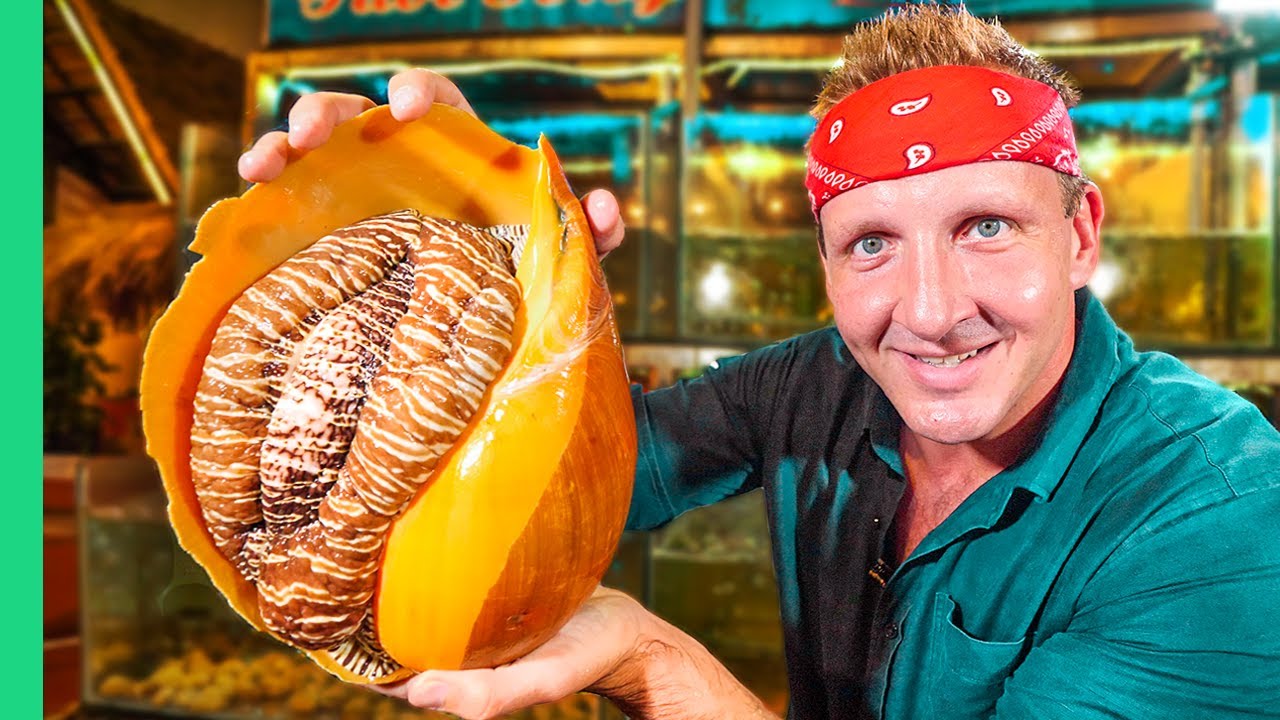 $10 Snail VS $120 Snail!!! Rare GIANT Seafood in Asia!!
