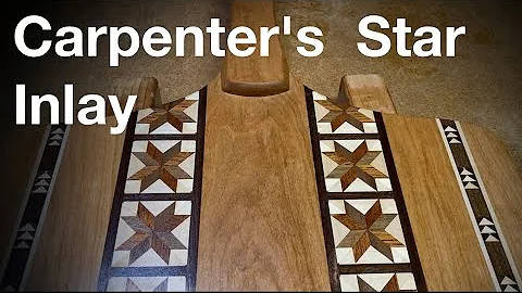 Making Wood Inlay - Carpenter's Star Pattern