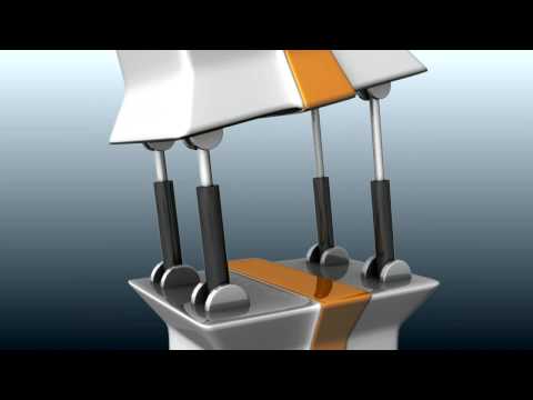 Pistons in Maya - Mechanical rigging test