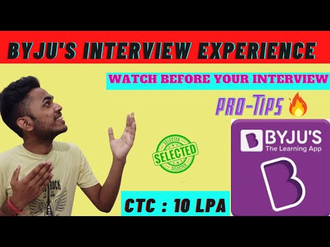 CRACK BYJU&rsquo;S INTERVIEW | BYJU&rsquo;S INTERVIEW QUESTIONS