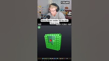 Benny beats snake 3D for the first time