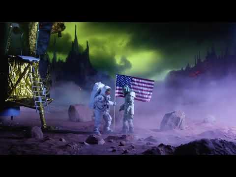 Astronaut punching alien (Jockey “Planets” ad)