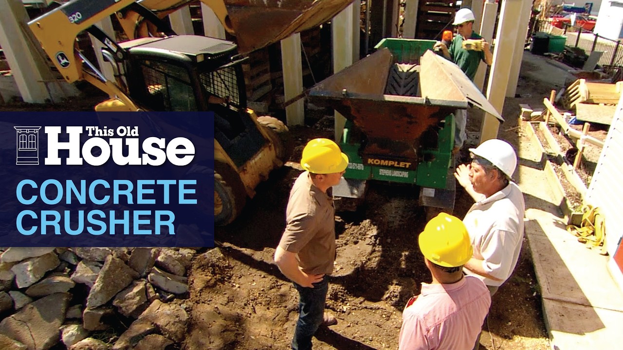 Concrete Crusher | This Old House