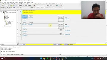 [CX-PROGRAMMER] Simulasi Motor FORWARD-REVERSE