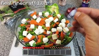 Real Life Minecraft Cooking - AUSSIE SALAD