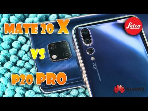 Сравнение флагманов Huawei Mate 20X vs P20 Pro (4K)