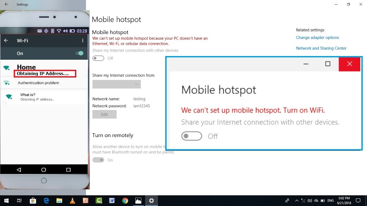 How to Fix All Error of Mobile Hotspot Not Working in Windows 10 (100%  Works) - 