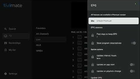 How to update Tivimate EPG