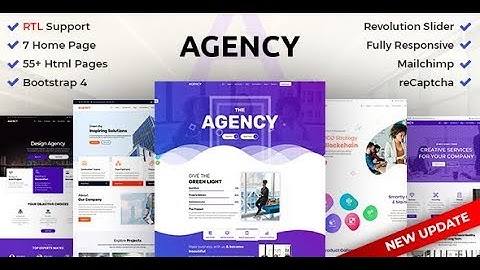 DZone Agency: Creative Multipurpose Bootstrap 4 HTML Template #template #themeforest