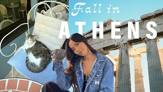 Fall in Athens, Greece! a cozy couple of days in my life exploring coffee shops, surfing, gardening