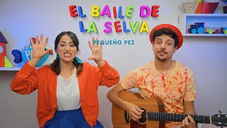 Video voorbeeld van "PEQUEÑO PEZ- EL BAILE DE LA SELVA. Juego de Animales, Sonido y Movimiento."