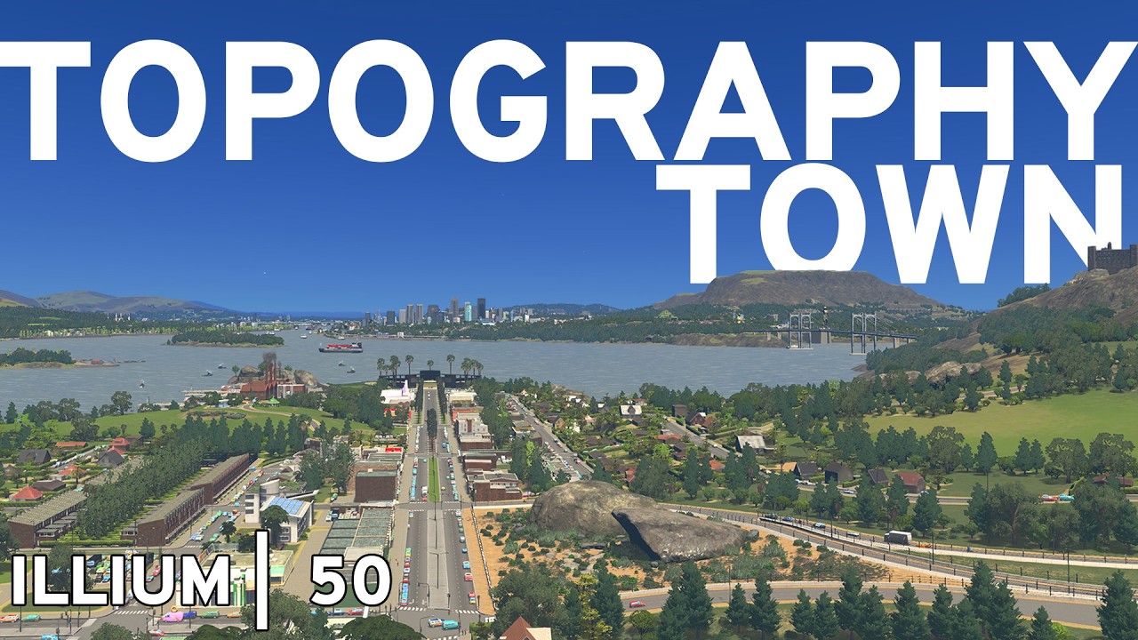 How The LANDSCAPE Shaped This New Town In Cities Skylines 1! - YouTube