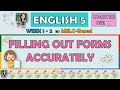 Filling Out Forms Accurately Quiz