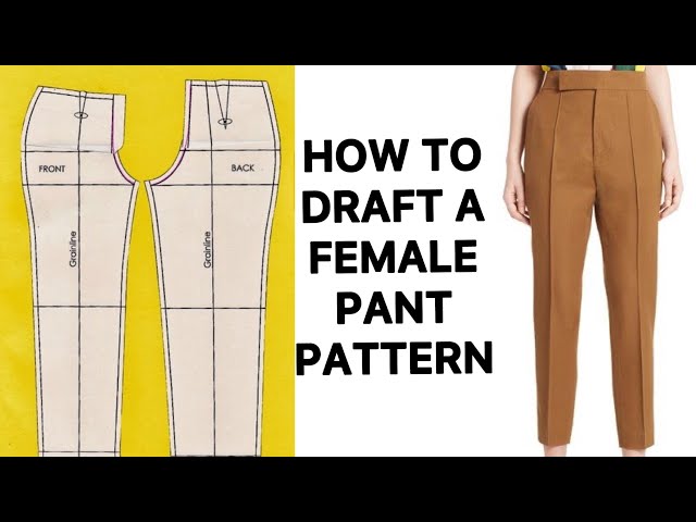 Drafting Procedures of Palazzo Pants for Women - Textile Learner