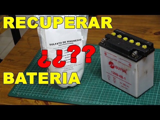 Cómo reparar bateria de moto? metodo casero [tutorial] 