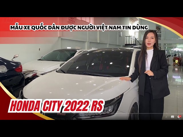 Xe siêu đẹp Honda City 2022 RS màu trắng chạy 2 vạn full lịch sử hãng, xe về ngày 8/5