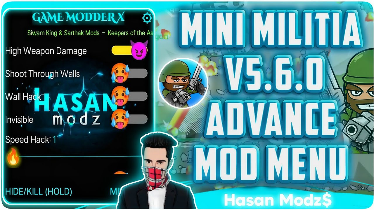 🔥Mini Militia Mod v5.6.0 (2025) — New VIP Update Supports All Devices | No Password