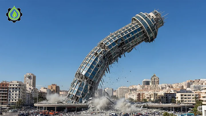 Extreme Dangerous Building Demolition Compilation | Amazing Dangerous Crane Operator Skills #22