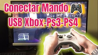 🟢COMO CONECTAR CUALQUIER MANDO A TU PC XBOX 360 Y PS3
