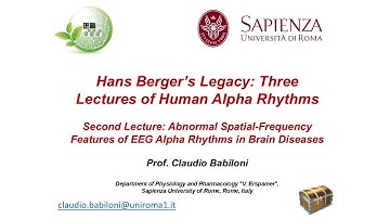 Hans Berger’s Legacy: The Second of Three Lectures on Human Alpha Rhythms. Alpha in brain diseases