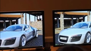 Nvidia GF100 vs GTX 280 Ray Tracing Demo