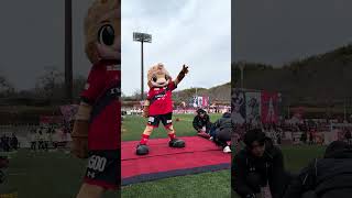 2026年も元気いっぱいハマドリさん。 #サッカー #いわきfc