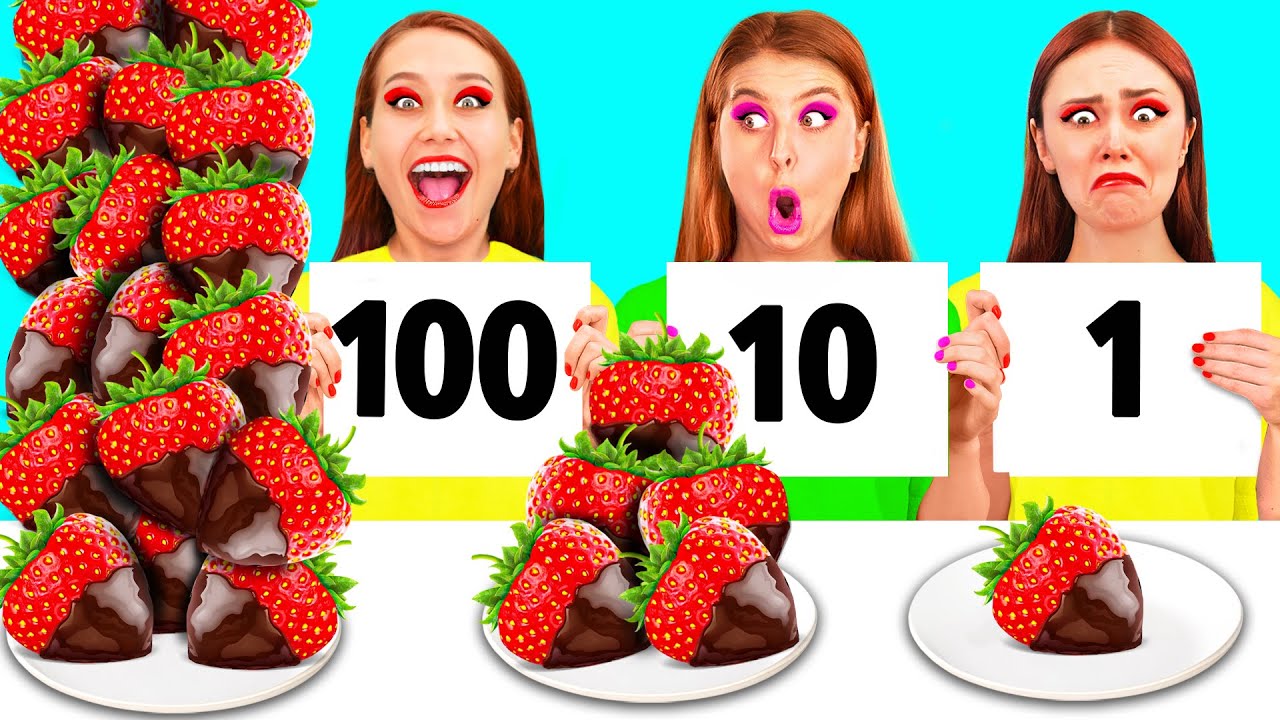 Challenge Video 100 Layers of Food Challenge | Funny Kitchen Hacks by DuKoDu Challenge ...