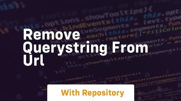 remove querystring from url