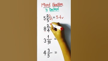 Convert Mixed Fractions to Decimals 🔢😊