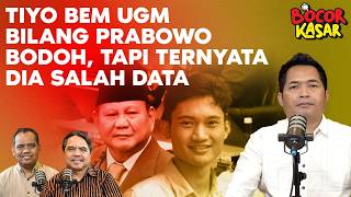 Download Lagu TIYO BEM UGM BILANG PRABOWO BODOH, TAPI TERNYATA DIA SALAH DATA I Bocor Kasar MP3