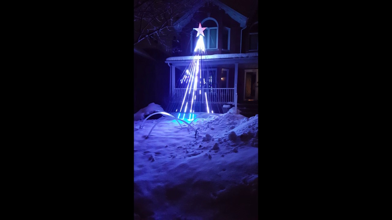 Christmas lights aurora display YouTube
