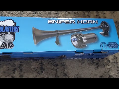Hornblasters Sniper Horn Install and Test on LBZ Duramax