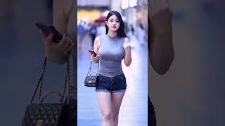 Beautiful Chinese Girl Street Fashion Outfits Style