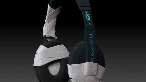 zbrush headphones (hardsurface)