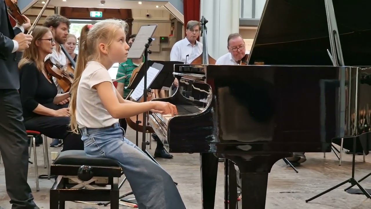 MOZART Concerto 13 Final Rehearsal with Concertgebow orchestra