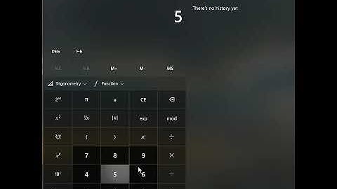 Dividing by 0 in Windows 10 calculator #shorts