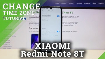 How to Change Date & Time in XIAOMI Redmi Note 8T – Time Settings