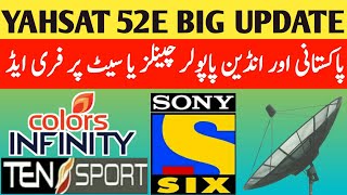 Yahsat 52E new channel update | Colors infinity and social sindh tv on yahsat 52e |