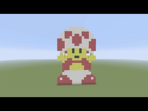 Minecraft Smb1 Toad Pixel Art Tutorial Youtube Minecraft Smb1 Toad Pixel Art Tutorial Youtube