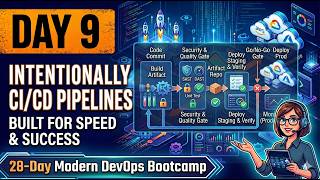 Day 9: Intentionally Designing CI/CD Pipelines | 28-Day Modern DevOps Bootcamp