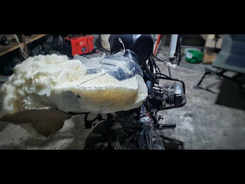 Как сделать пластик на мотоцикл самому