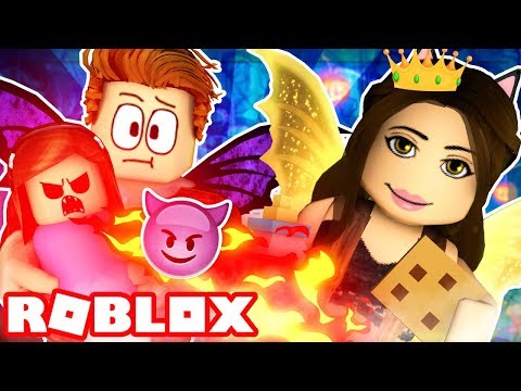 Adopting A Scary Evil Baby Halloween Realm In Fairy High School Roblox Roleplay Youtube
