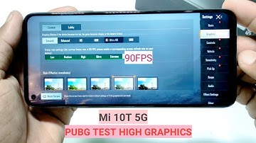 Mi 10T 5G PUBG Test High Graphics After All Update | BGMI Test Gyroscope Battery Heating Test 2022