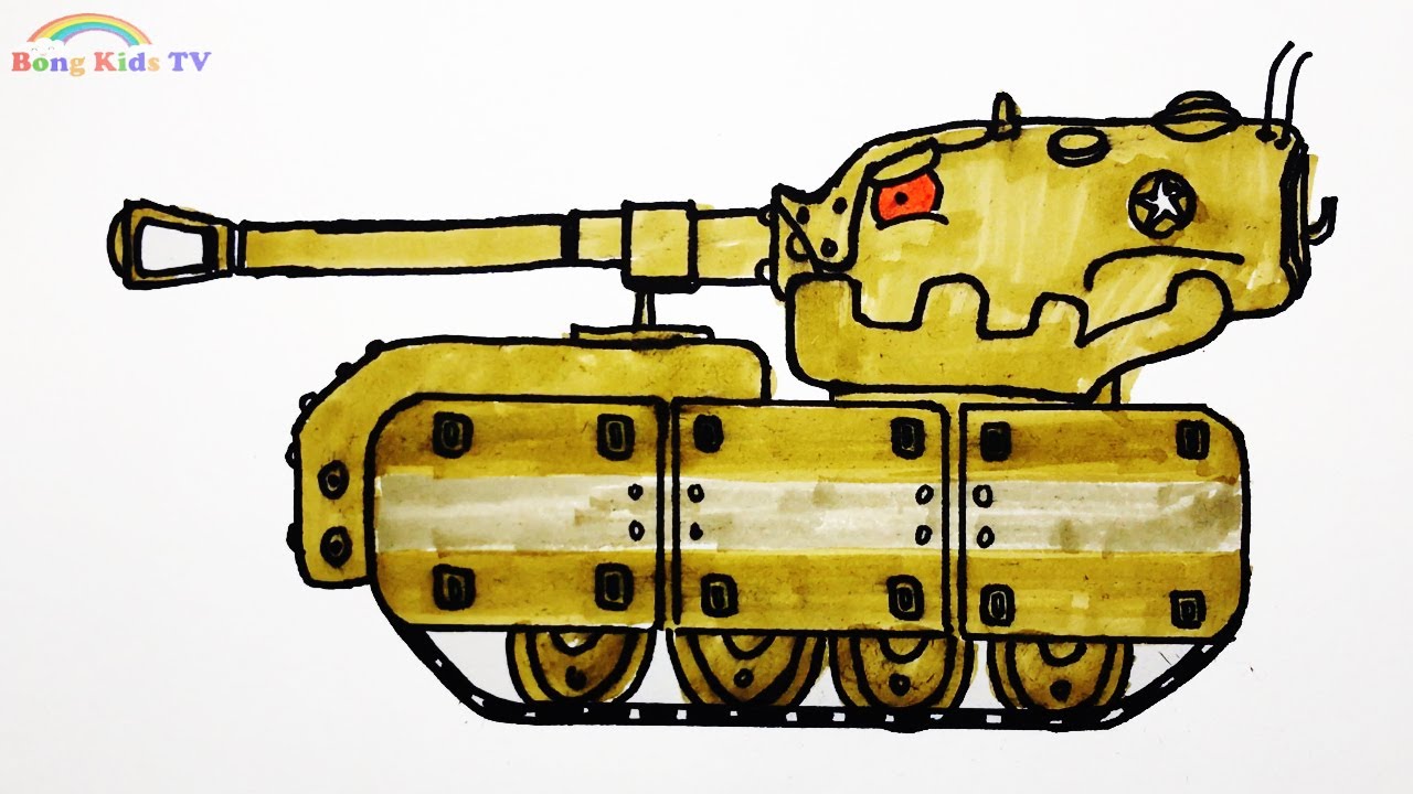 Tổng hợp với hơn 74 vẽ xe tăng đơn giản tuyệt vời nhất - thtantai2 ...