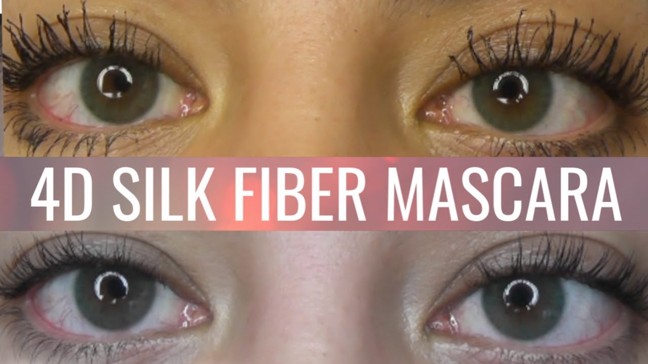 4D SILK FIBER LASH MASCARA BEFORE AND AFTER! YouTube