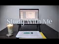 Study With Me - Rainy Day 🌧️ [1 Hour] #2